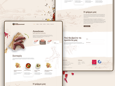 Website redesign for local farm farm meat redesign redesign concept website website design