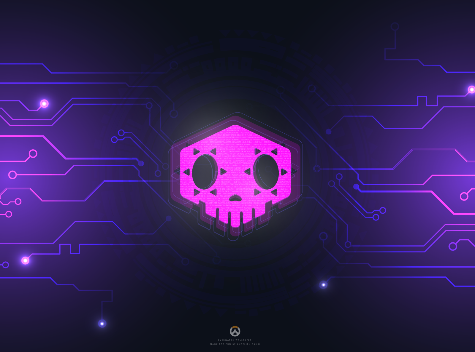 Sombra In Overwatch Game 4K Ultra HD Mobile Wallpaper
