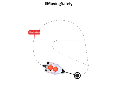 Pathao: Moving Safely Campaign Poster