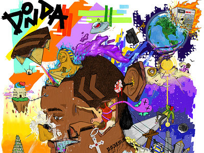 DONDA Artwork by SOMA artwork design digital graphic design illustration kanye west music