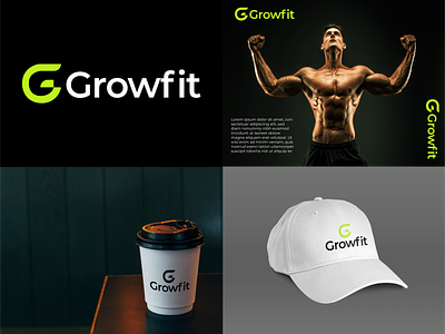 Growfit G letter Branding Logo Concept 3d animation brand brand identity branding colorful logo creative logo design graphic design graphices design growfit illustration logo logo design motion graphics ui