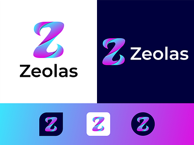 Zeolas Z Letter Gradient Logo Design Concept