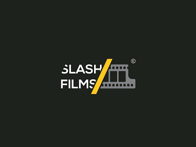 Slash Films Logo dailylogo dailylogochallange design illustration lettering logo logo a day logo art logochallenge logocollection logocore vector