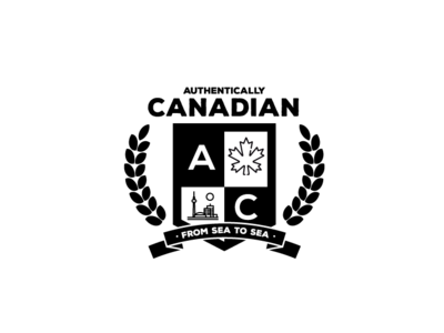 Authentically Canadian Logo dailylogo dailylogochallange design illustration logo logo a day logo art logochallenge logocollection logocore