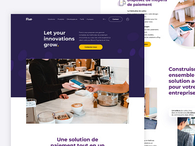 Five - Homepage clean design homepage landing minimal ui uidesign uiux ux web