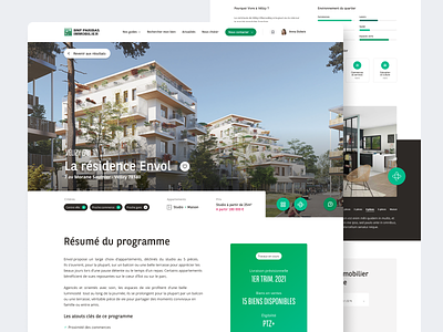 Program page - BNPP Real Estate 🏠 apartment architecture bank building design properties real estate residence uidesign web design