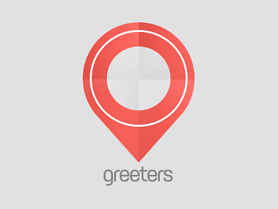 Greeters logo collaborative economy greeters logo marker map minimal tourism