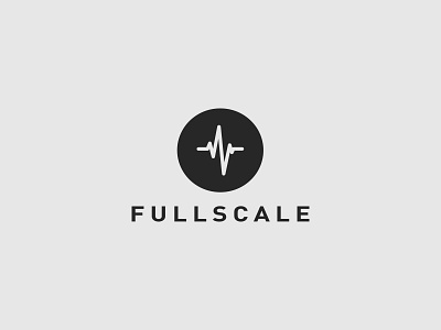 Fullscale logo brand branding design icon identity logo mark minimal sound vector visual wave