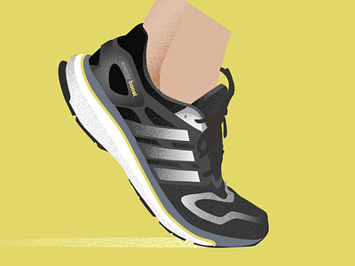 5th Anniversary Boost adidas boost energy boost footwear illustration illustrator run running shoe sports ultraboost vector
