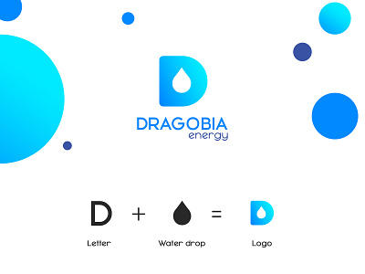 Dragobia Energy app design illustration logo web