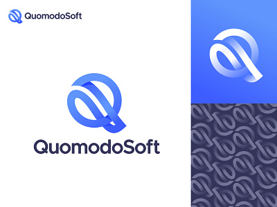 quomodosoft logo design