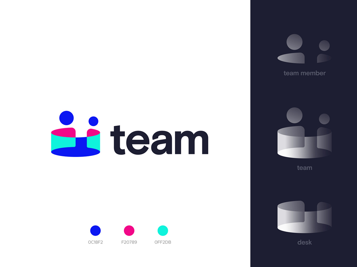 team logo concept by Milon Ahmed for Graytive on Dribbble