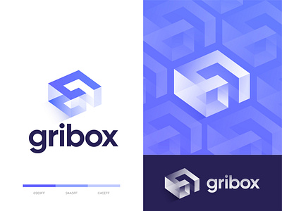 gribox logo design best logo designer brand branding corporate logo creative logo devignedge g box g logo grid logo initial letter g isometric box logo isometric g logo isometric logo letter g logo logo logo design logo design trend 2021 logomark logotype typography logo