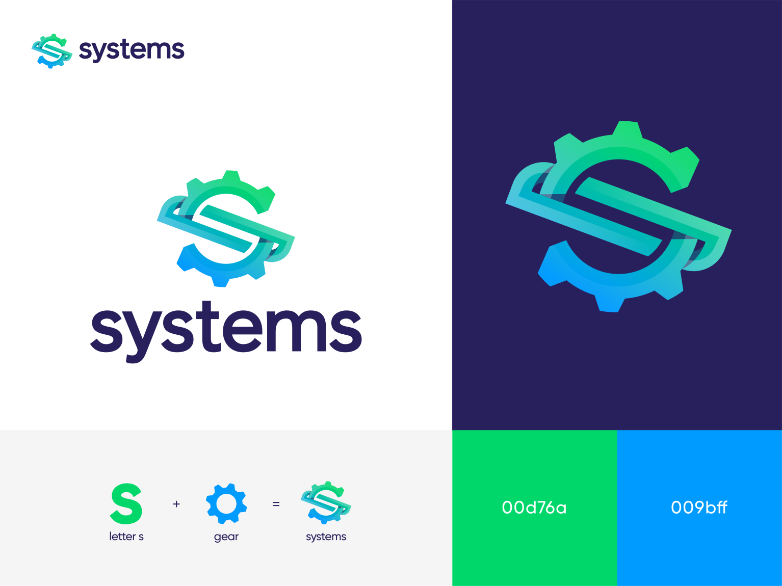 systems logo design concept by Milon Ahmed for Devignedge on Dribbble