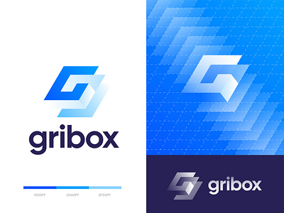 gribox logo design