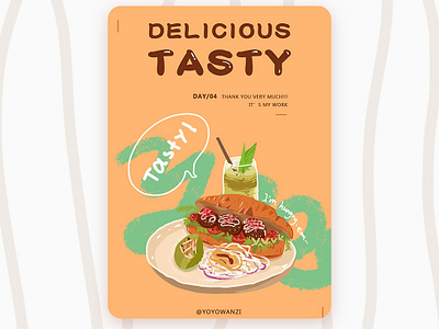 Delicious design illustration ui 海报 视觉