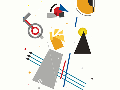 The Darkest Hour abstractionism constructivism digital design graphic design illustration poster
