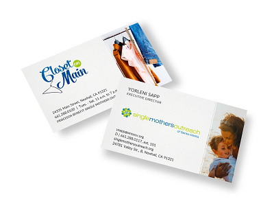 Single Mothers Outreach branding brochure business cards design marketing print collateral social social media website