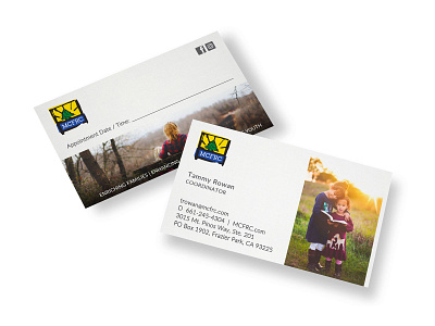 MCFRC branding brochure business cards design marketing print collateral social social media website