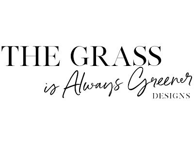 The Grass is Always Greener branding business cards logo marketing print collateral social media website