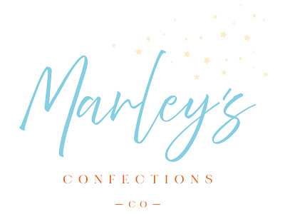 Marley’s Confections branding color palette logo typography