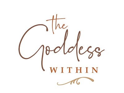 The Goddess Within branding logo marketing print collateral social media website