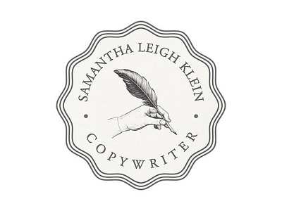 Samantha Klein Copywriter branding logo mark