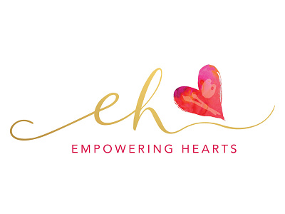 Empowering Hears branding logo print collateral social media marketing