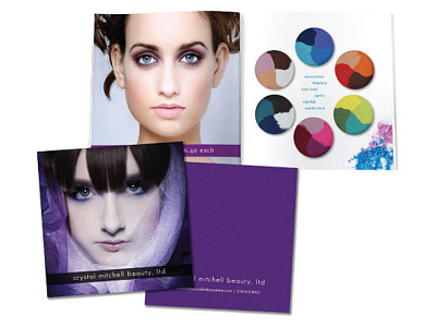 Brochure for crystal mitchell brochure marketing piece print collateral
