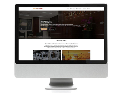 WinPlus one page responsive website