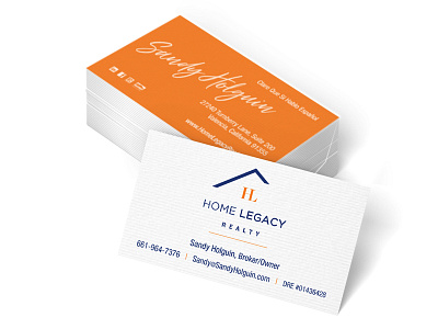 Home Legacy Realty branding logo print collateral