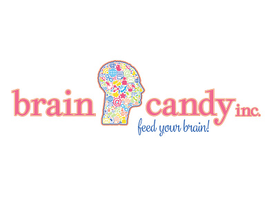 Brain Candy branding logo revamp print and online collateral