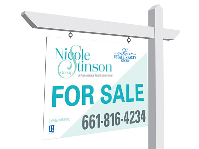 Nicole Stinson Real Estate branding collateral logo signage social website