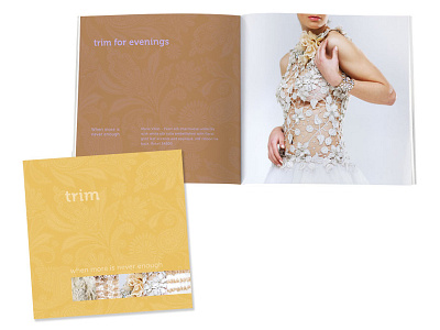 Trim catalog look book print