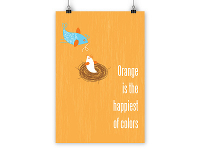 Orange poster