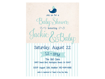 Baby Shower Invitation invitation