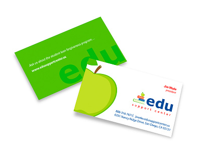 EDU Support Center branding logo marketing print collateral website