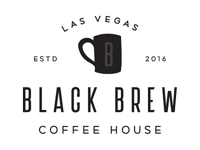 Black Brew brand logo marketing social website