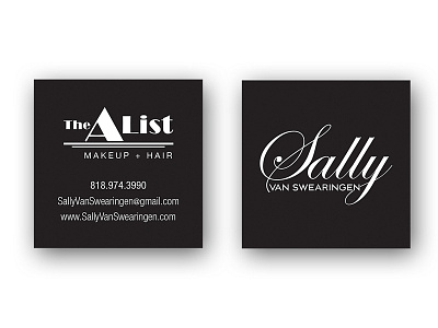 Sally Van Swearingen logo print collateral website