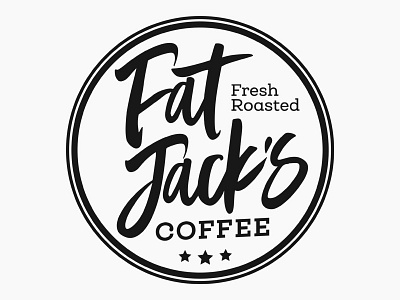 Fat Jack’s Coffee blogging branding logo packaging print collateral product naming social social media website