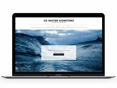 US Water Monitors branding company name logo marketing social media website