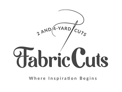 FabricCuts branding logo mark marketing social social media typography website