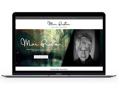 Mar Preston branding design illustration logo mark marketing typography website wordpress