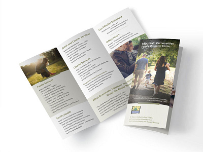 MCFRC brochure brochure design rebrand rebranding