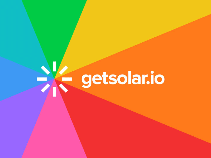 Get Solar Logo colorful electricity getsolar multicolor rays solar solar-power sun sunshine