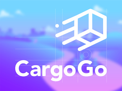 cargogo logo branding clean design illustrator logo typogaphy vector