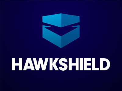 hawkshield branding branding clean design flatdesign illustration illustrator logo typography vector