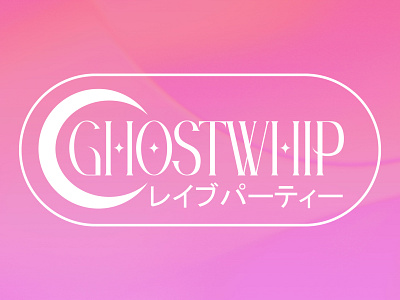 Ghostwhip logo concept 2000s 80s 90s chrome chrometype design illustration logo y2k y2k aesthetic y2k logo