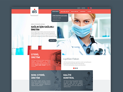 ais pharma website ais medicine ui ux