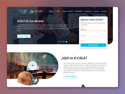CALA · Sitio público chile design ui design web website